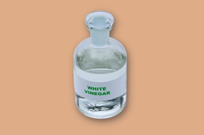 white vinegar bottle