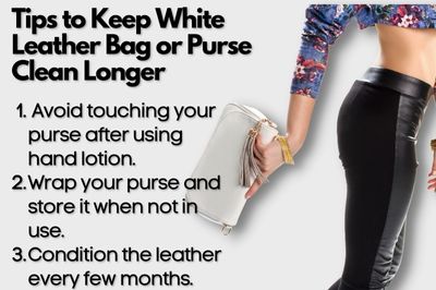 tips to keep white leather clean longer 