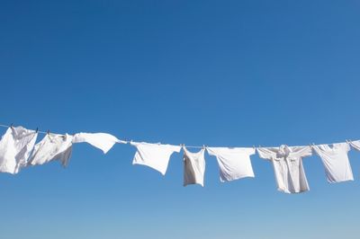 air dry white clothes