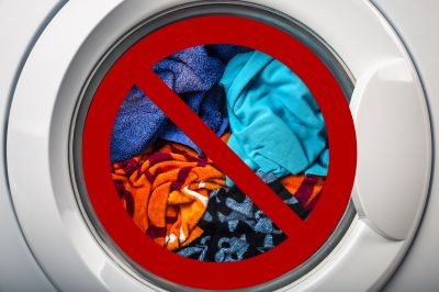do not dry lights and darks together in dryer
