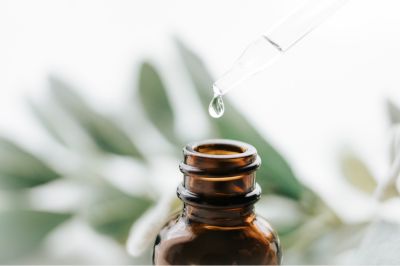 essential oil with droplet