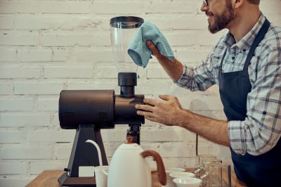 clean coffee machine