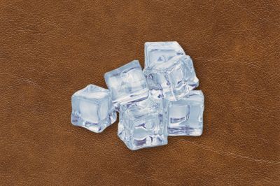 ice method to remove gum from leather