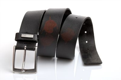 stain on leather belt